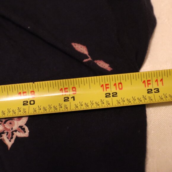 Ann Taylor Loft Rayon Lightweight Blouse Elastic Scoop Neck Size Medium Back Tie - Picture 8 of 13